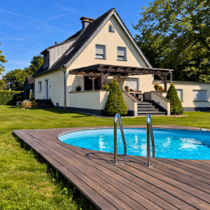 Einfamilienhaus mit Garten, Terrasse und Pool | Detached House with Garden, Terrace and Swimming Pool