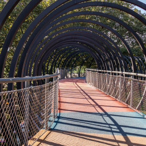 Slinky Springs to Fame in Oberhausen | Slinky Springs to Fame Bridge in Oberhausen