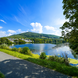 Stausee in Olsberg, Sauerland | Reservoir in Olsberg, Sauerland