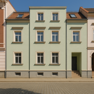 Mehrfamilienhaus in Strehla – Außenansicht | Multi-family house in Strehla – Exterior view