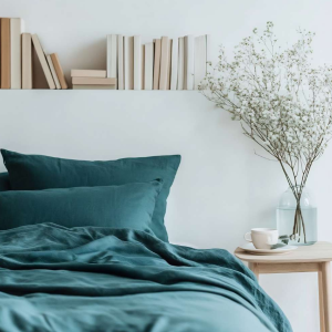 Schlafbereich mit klarer Linienführung | Bedroom with Clean Design