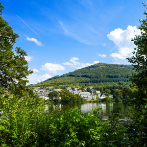 Stausee in Olsberg, Sauerland | Reservoir in Olsberg, Sauerland